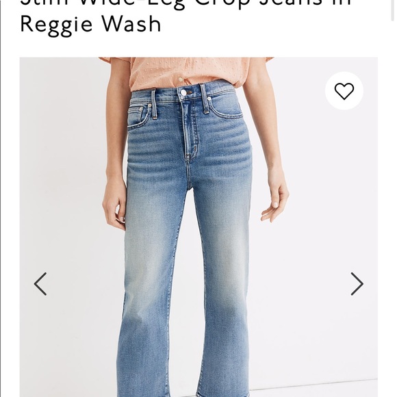 Madewell Denim - Madewell Slim Wide Leg Crop Tall 26x26 stretchy